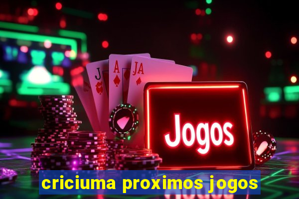 criciuma proximos jogos