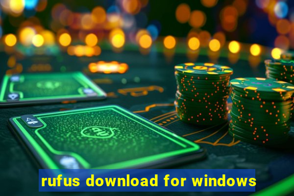 rufus download for windows