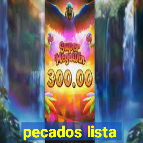 pecados lista