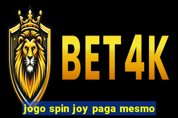 jogo spin joy paga mesmo